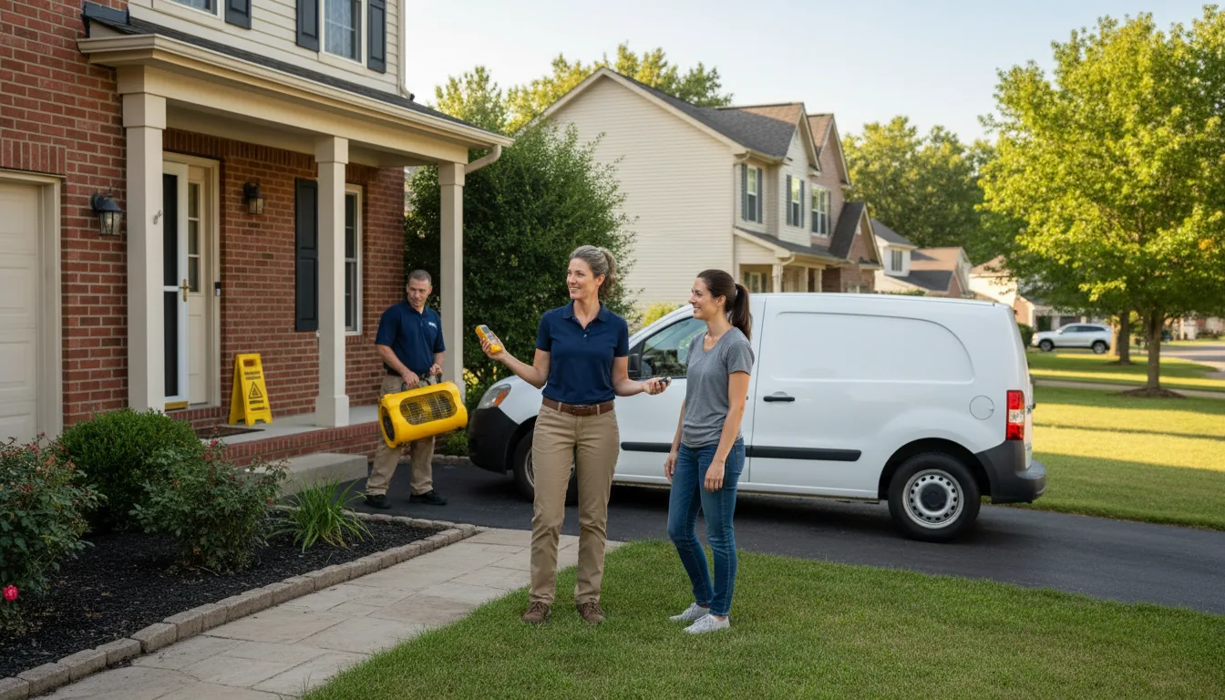 Water restoration image for Emergency Water Damage Restoration in Leoma, TN